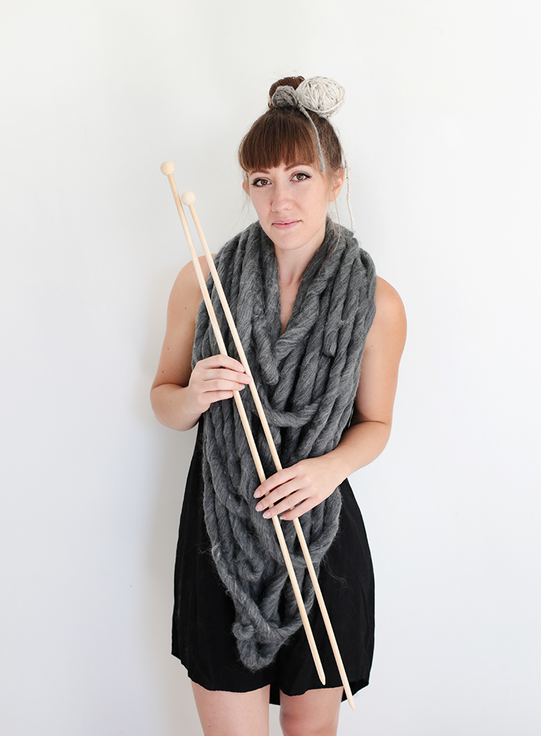 DIY Yarn & Knitting Needles Costume » The Merrythought