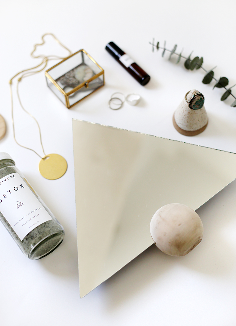 DIY Triangle Mirror The Merrythought