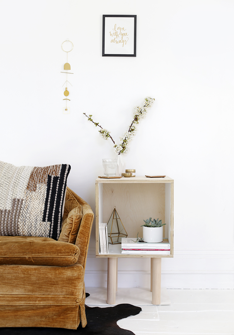 DIY Plywood Side Table The Merrythought