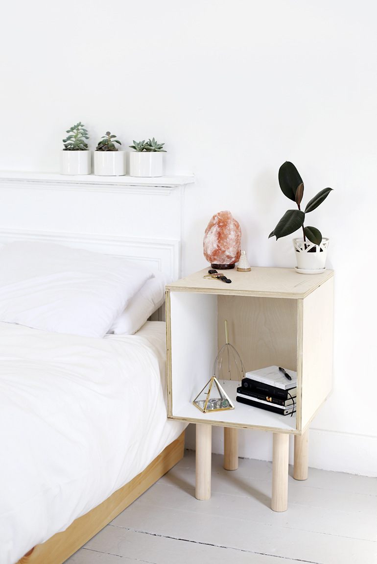 DIY Plywood Side Table The Merrythought