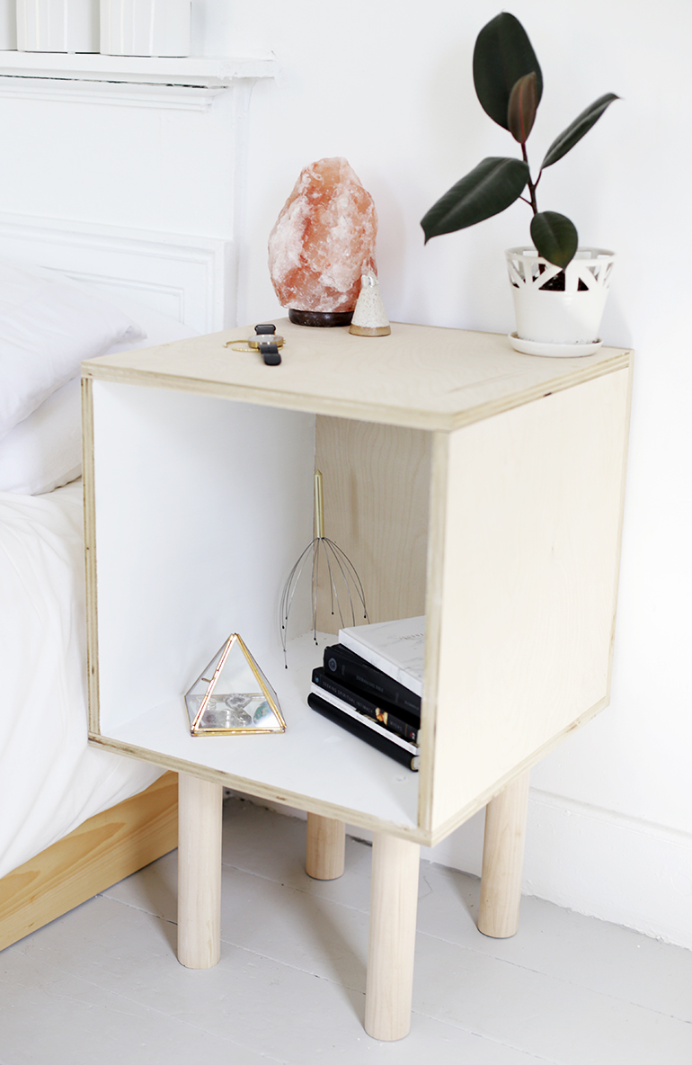 DIY Plywood Side Table The Merrythought