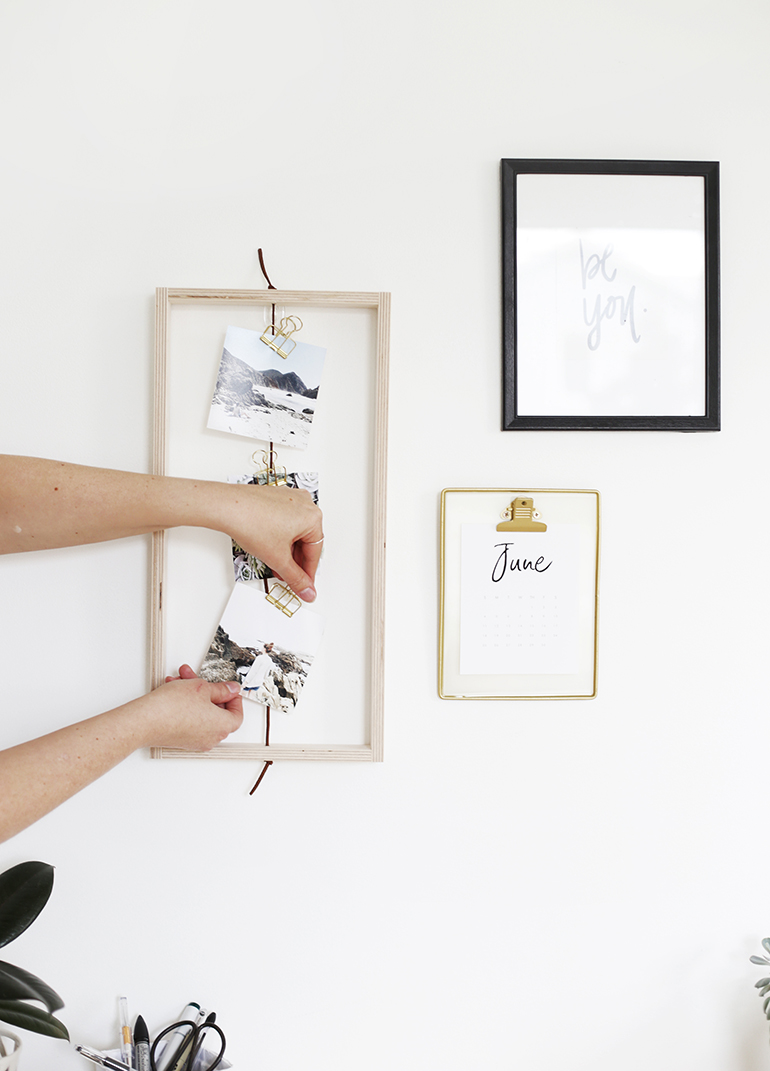 DIY Open Photo Frame The Merrythought