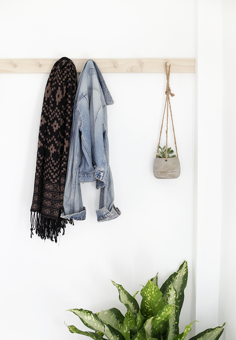 DIY Wooden Wall Mount Rack The Merrythought