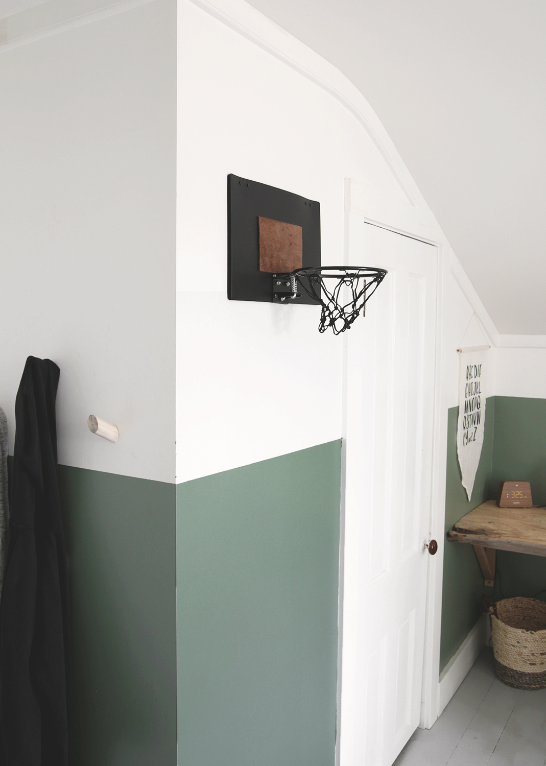 Basketball Hoop Makeover DIY Indoor Basketball Hoop Makeover