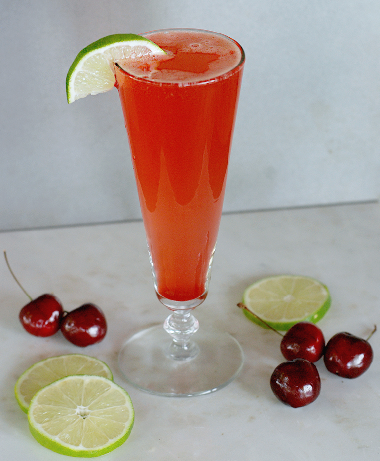 Mocktail Monday // Cherry Lime Refresher The Merrythought