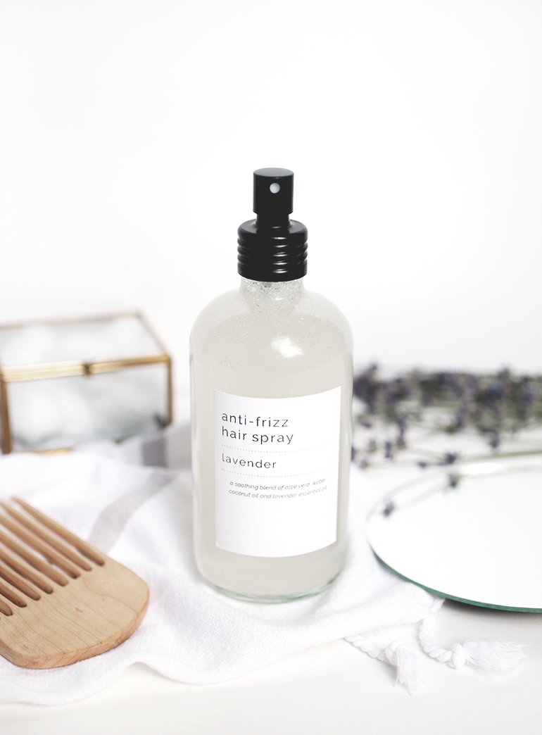 DIY AntiFrizz Hair Spray The Merrythought