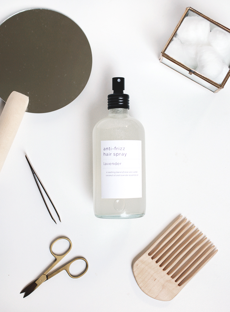 How to Make DIY AntiFrizz Hair Spray