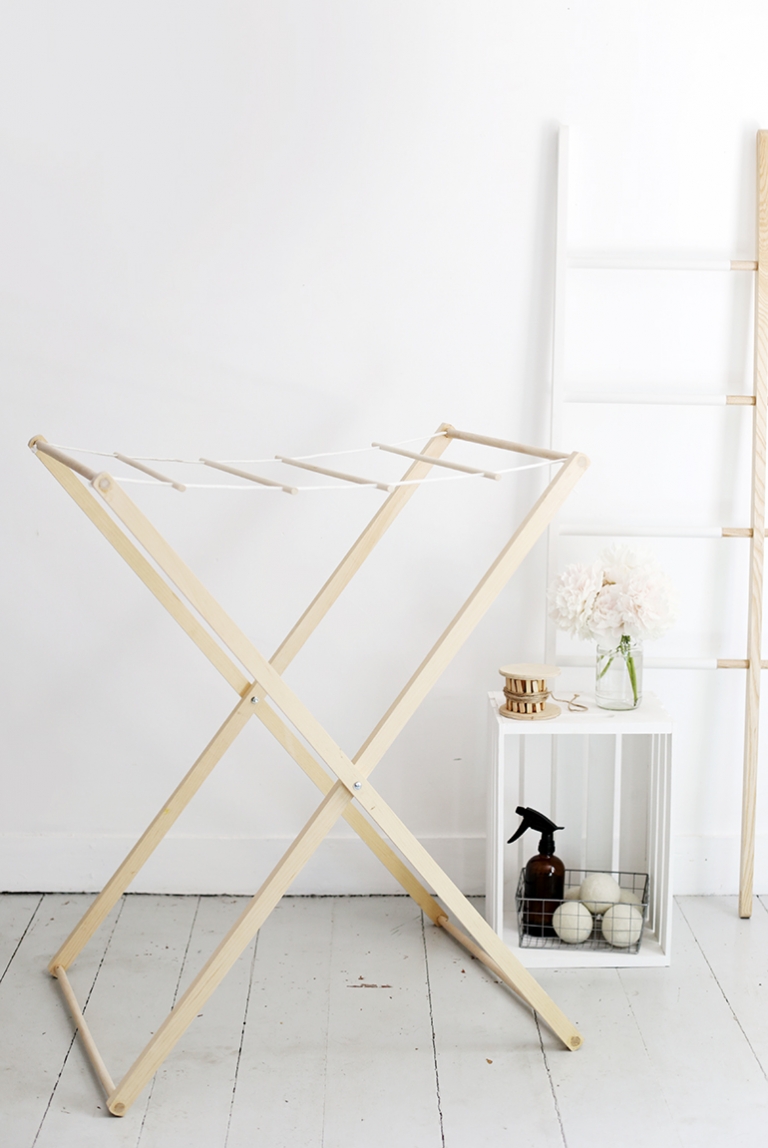 Cool Diy Drying Rack For Small Room
