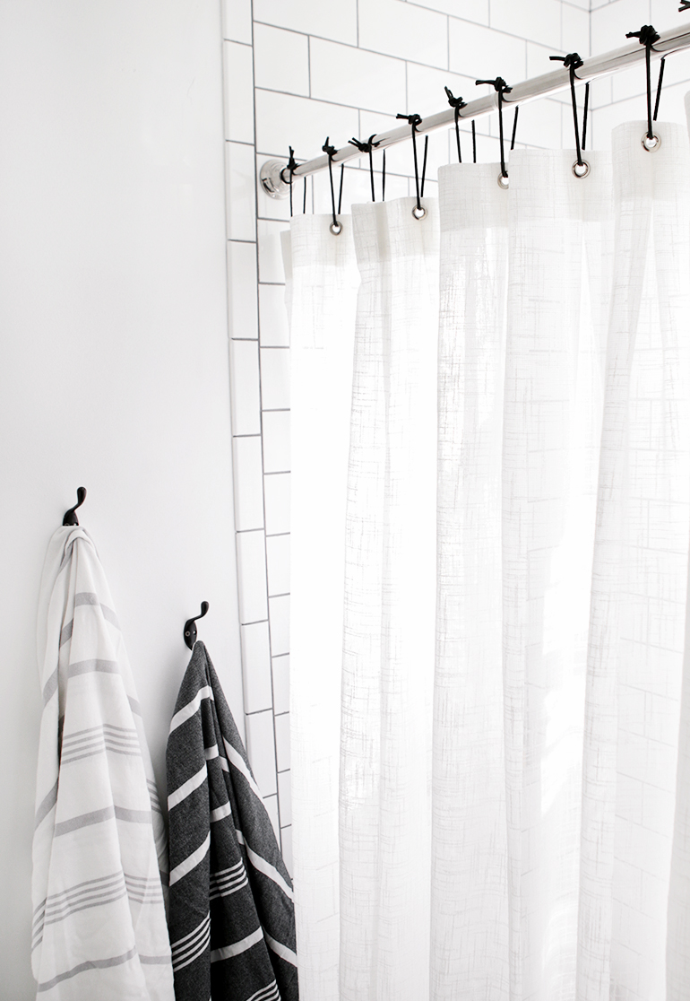 DIY Leather Shower Curtain Rings The Merrythought