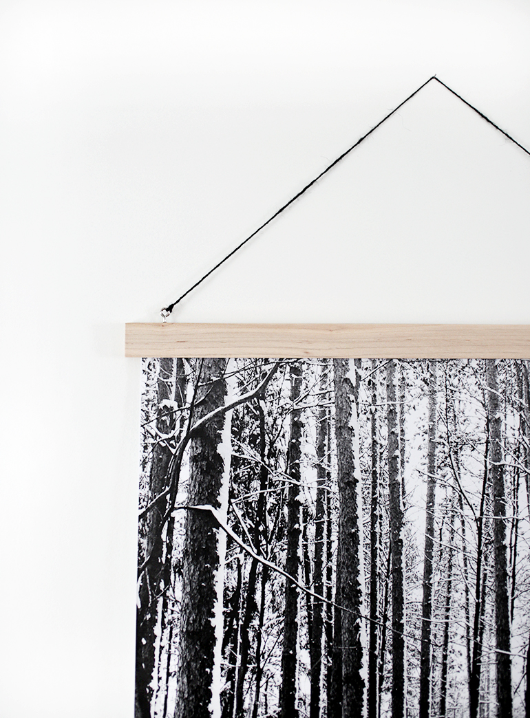 DIY Poster Rails The Merrythought