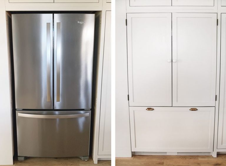 DIY Panel Refrigerator How to Add Panels To A Regular Refrigerator