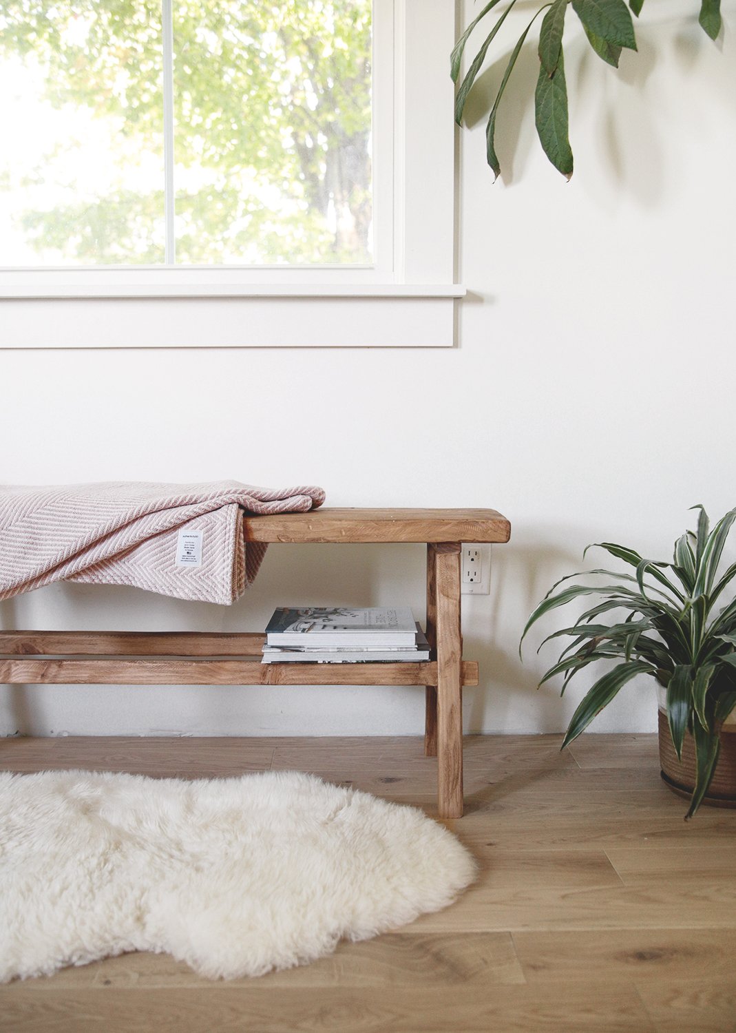 DIY Skinny Bench How to Make a Rustic Wood Bench