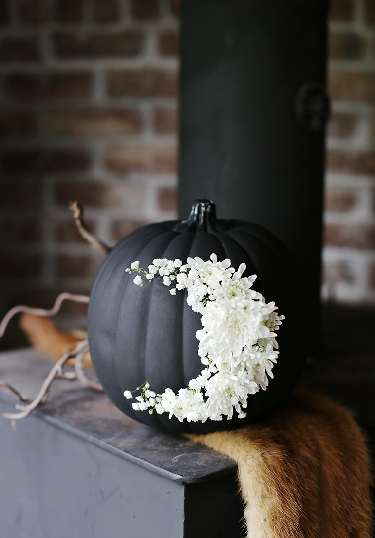 DIY Fresh Floral Moon Pumpkin The Merrythought