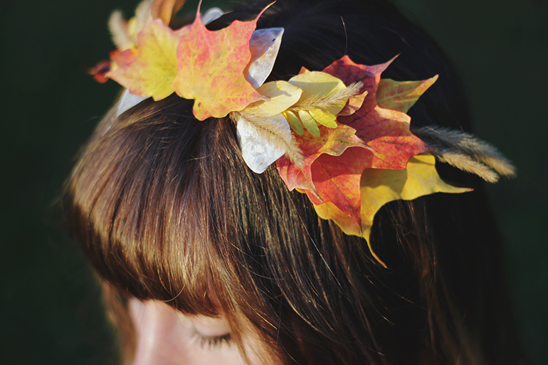DIY Leaf Crown The Merrythought