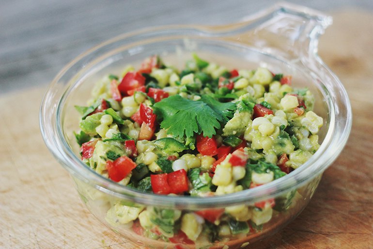Corn and Avocado Dip The Merrythought