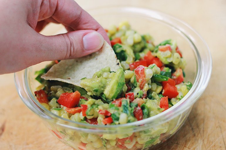 Corn and Avocado Dip The Merrythought