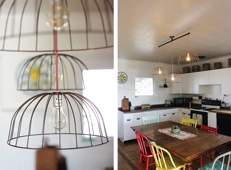 DIY Wire Basket Lights The Merrythought