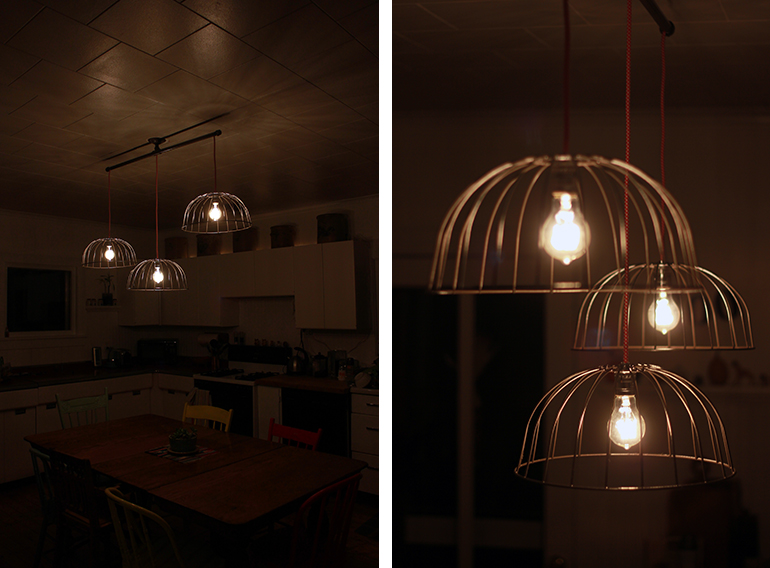 DIY Wire Basket Lights The Merrythought
