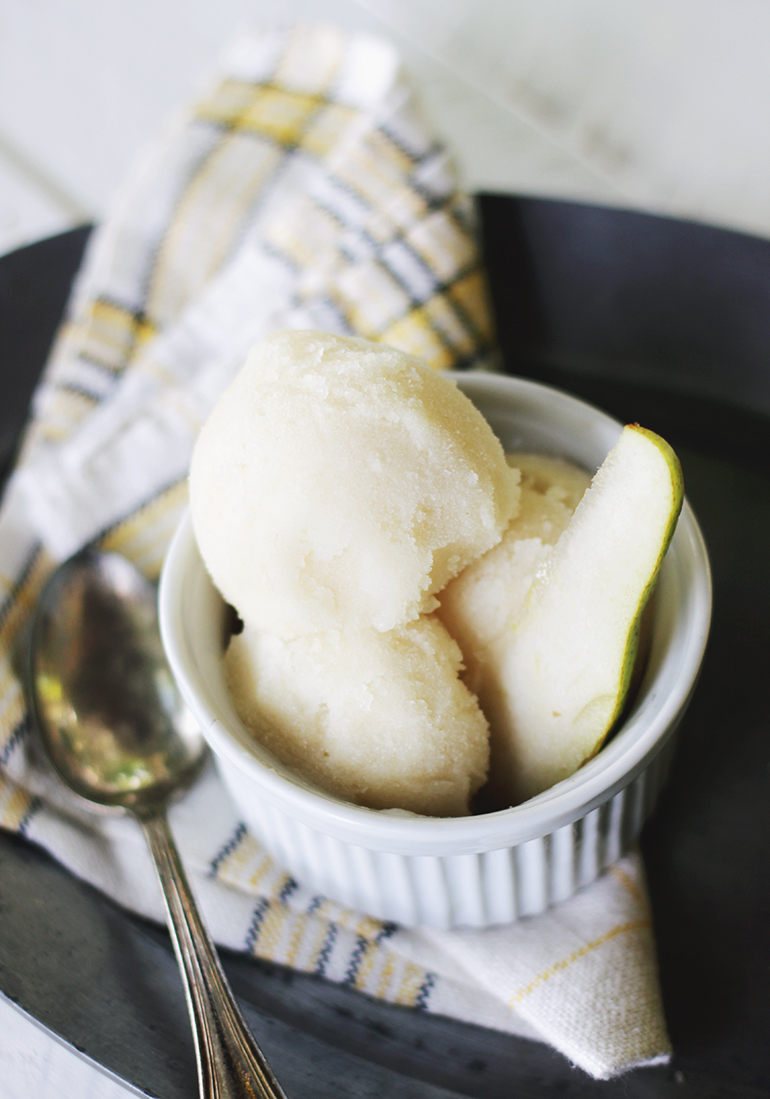 Riesling Pear Sorbet The Merrythought