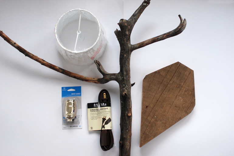 DIY Branch Table Lamp The Merrythought