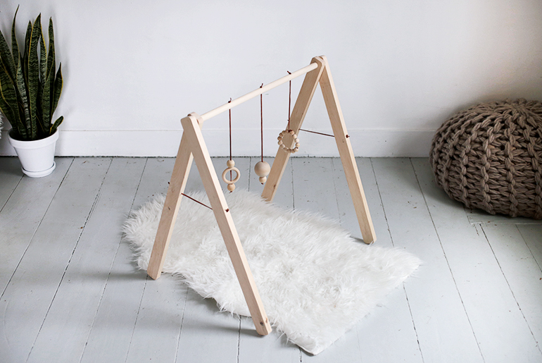 DIY Wooden Baby Gym The Merrythought