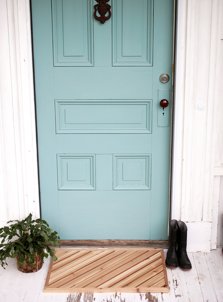 DIY Wood Doormat The Merrythought