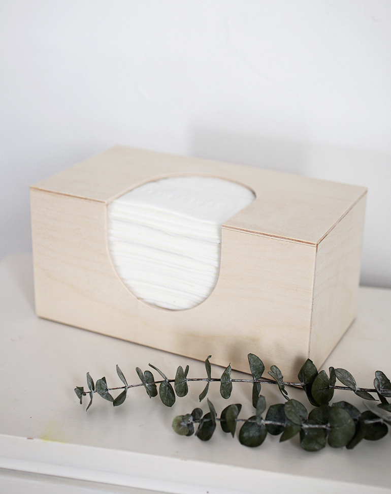 DIY Wooden Tissue Box Cover The Merrythought