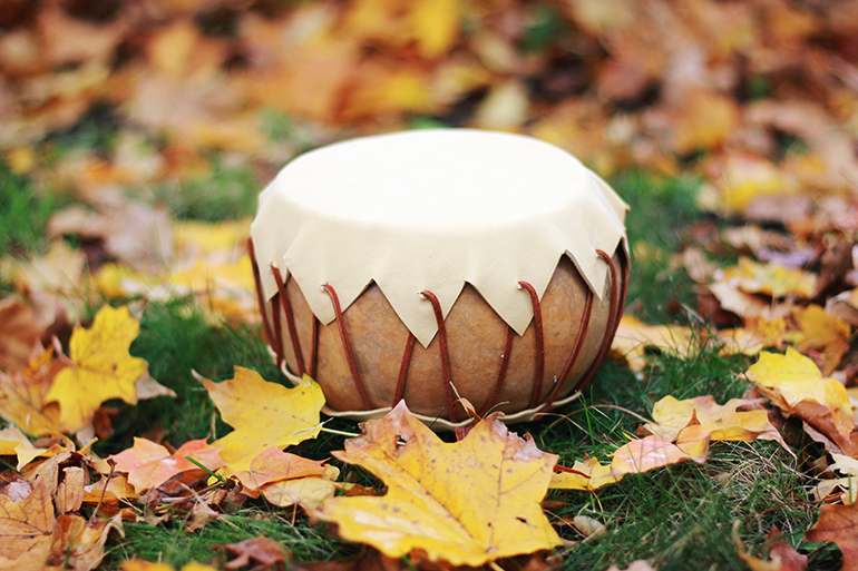 DIY Gourd Drum The Merrythought