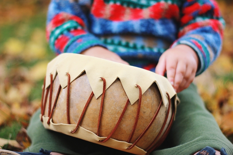 DIY Gourd Drum The Merrythought