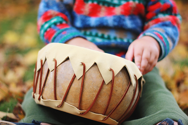 DIY Gourd Drum The Merrythought