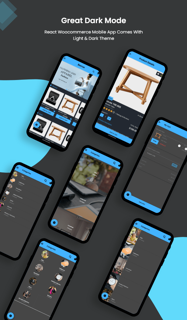 Becrux React Native Full Mobile App Solution