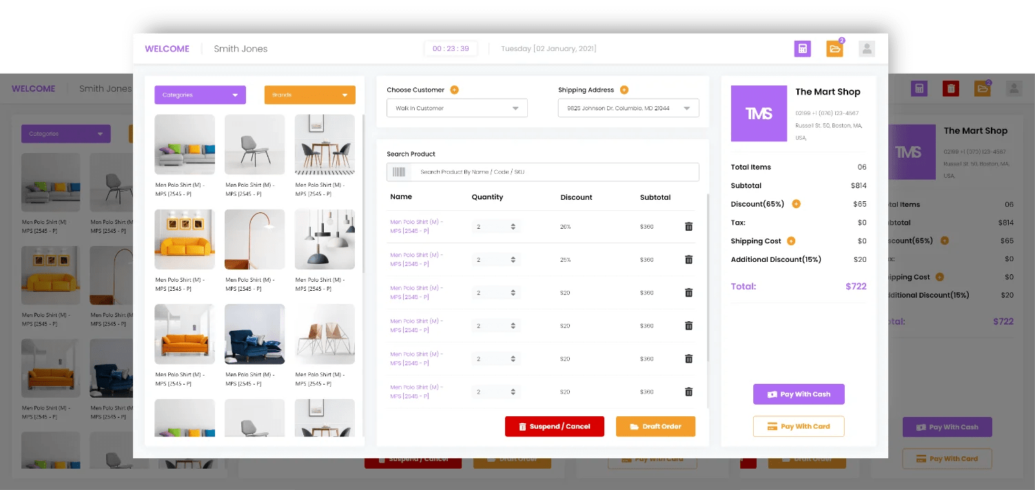 HTML Template Multipurpose shopping template theme POS