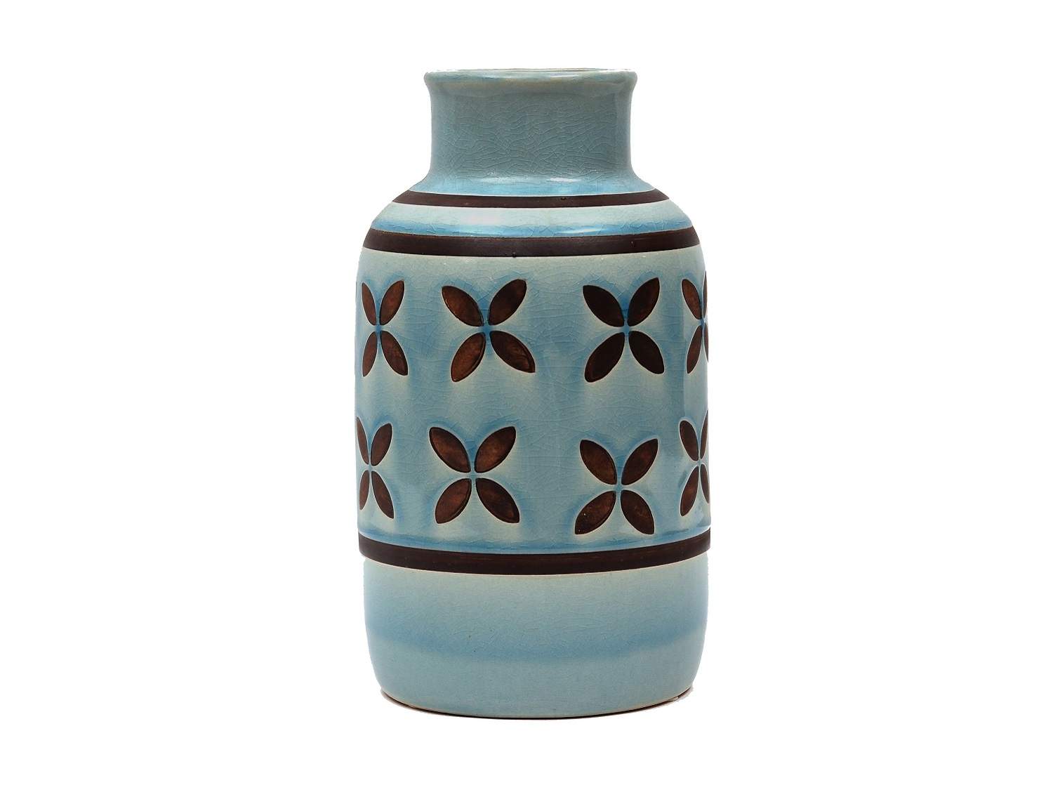 Aztec Ceramic Vase, 10 In. THEMES Furniture HomeStore