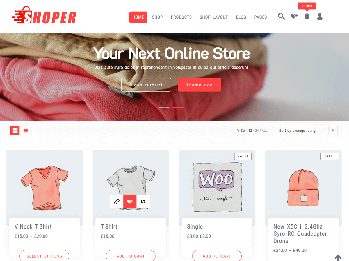 Shoper – WordPress theme | WordPress.org