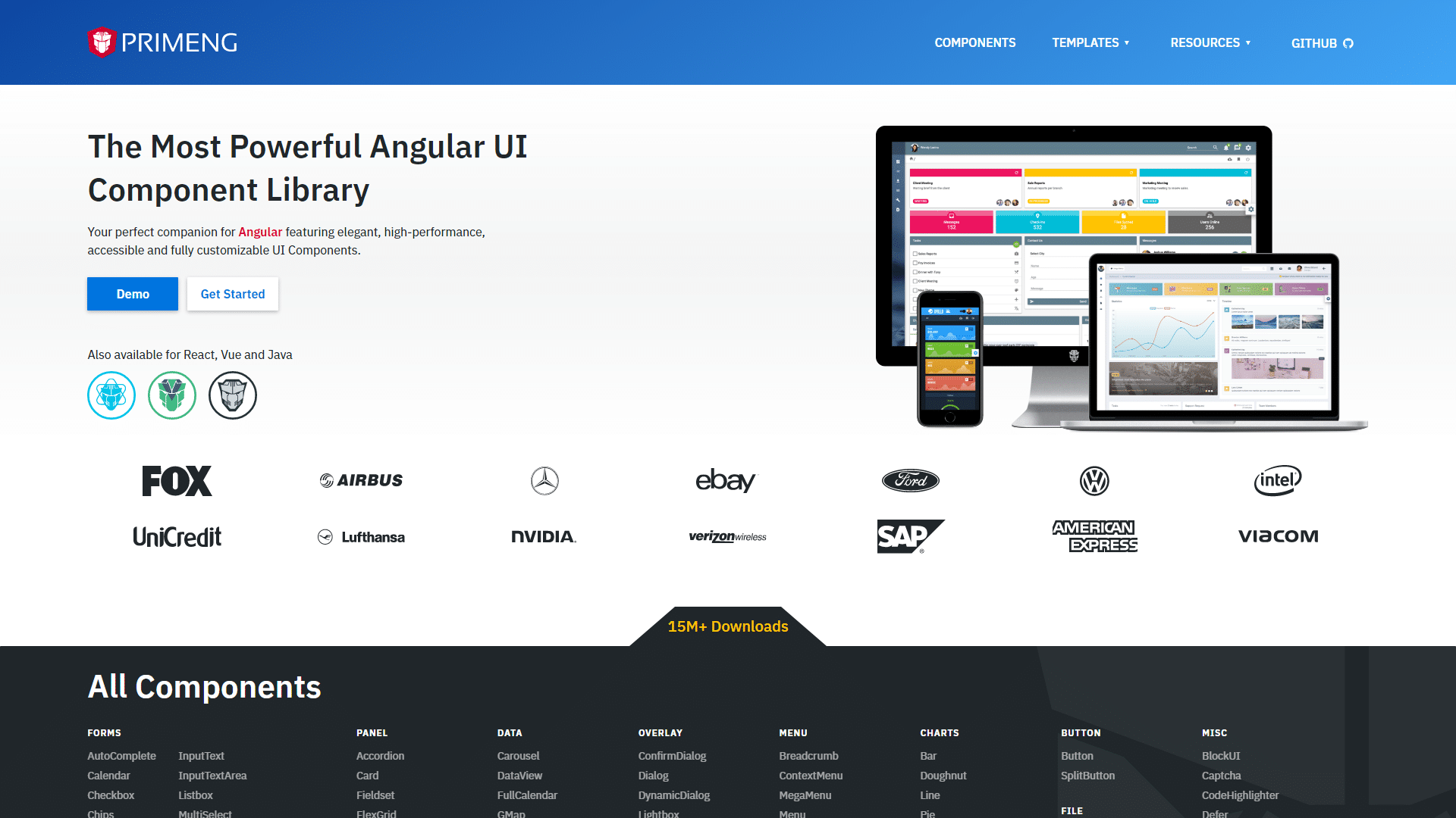 Best Angular UI Component libraries ThemeSelection