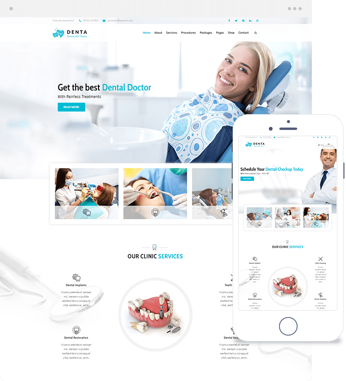 No. 1 Best Dental WordPress Theme of 2020 Denta ThemesRain