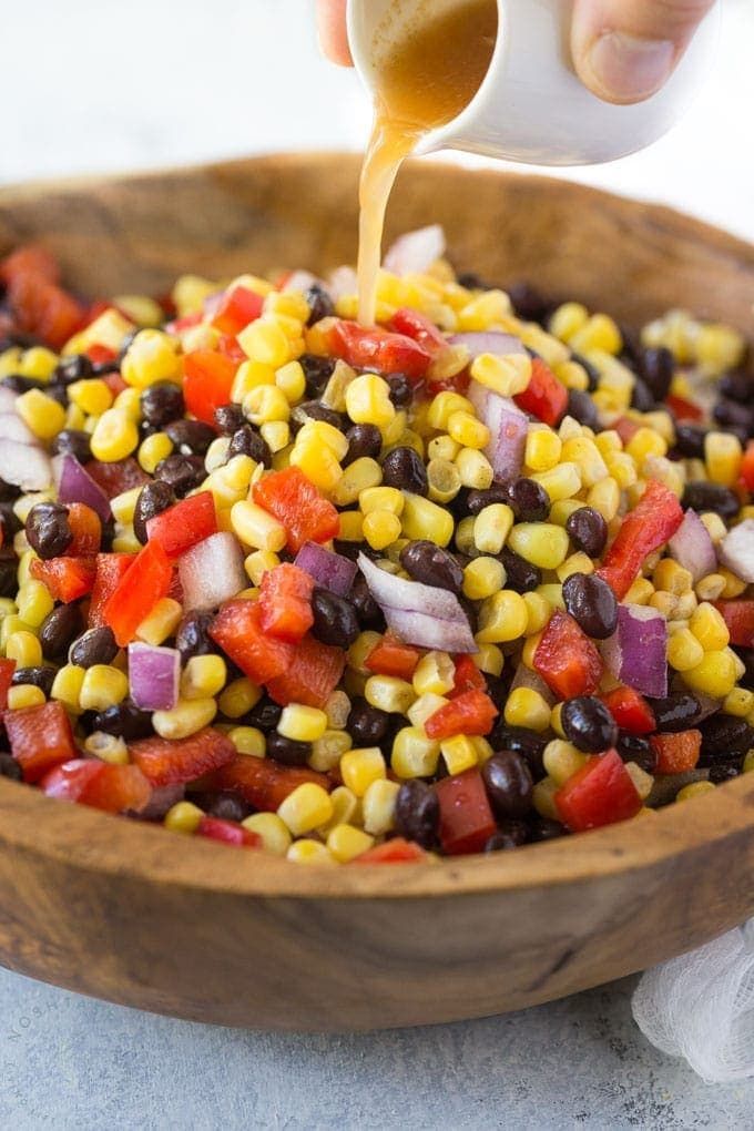 Black bean and Corn Cowboy Caviar The Mess Masters