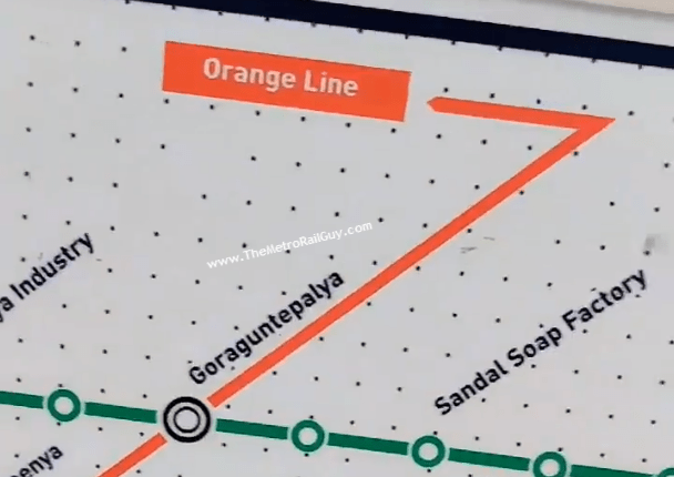 Metro Train Route Map In Bangalore Bangalore Metro Trains Now Display Upcoming Metrolite's Route - The Metro Rail Guy
