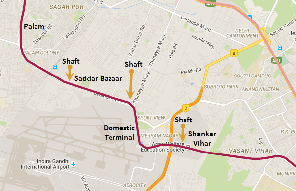 TBT Delhi Metro Completes Palam Shankar Vihar Tunnels The Metro