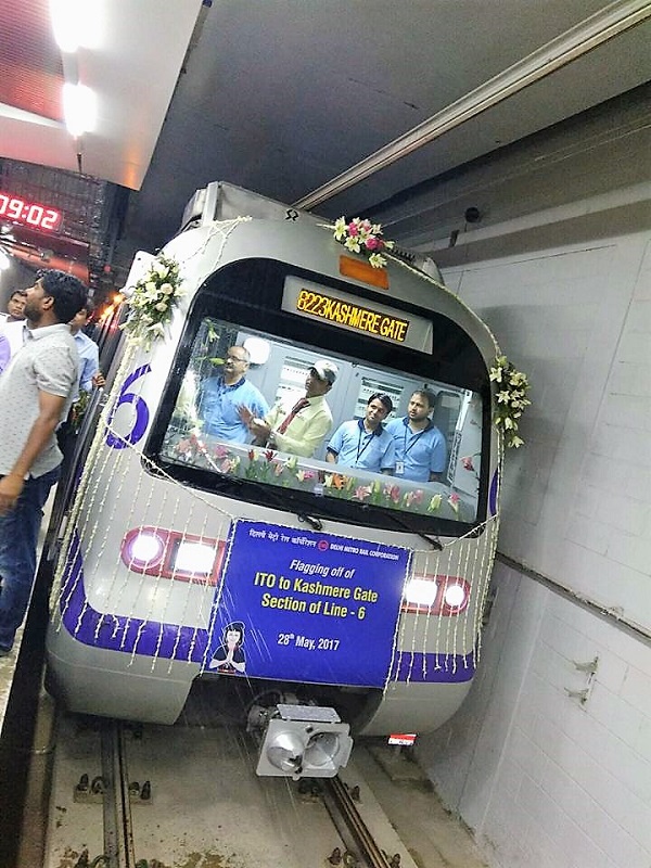 Delhi Metro’s 5.17 km ITO Kashmere Gate Section Inaugurated The