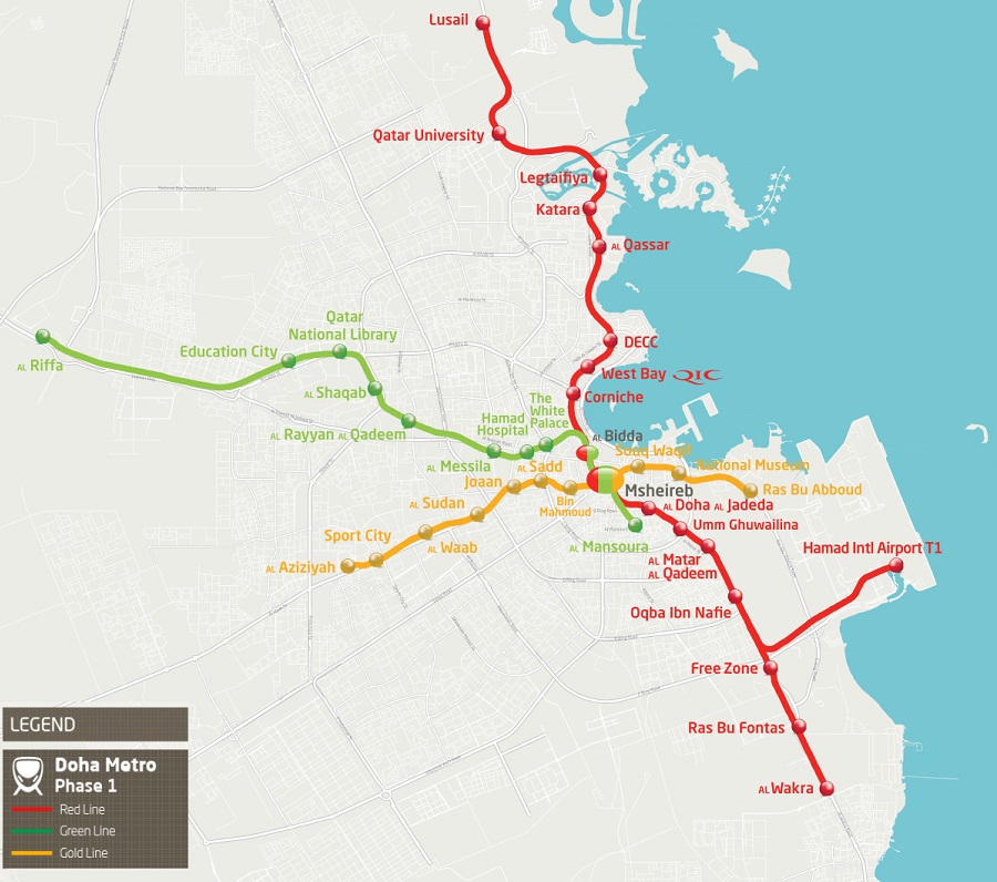 Doha Metro Map, Stations, Ticket Cost & Timings [2024]