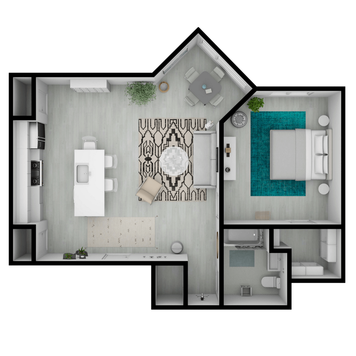 One Bedroom Apartments The Metro Rentals