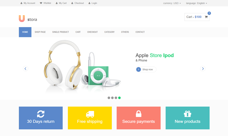 Download Free Html Ecommerce Templates For Online Shopping Websites