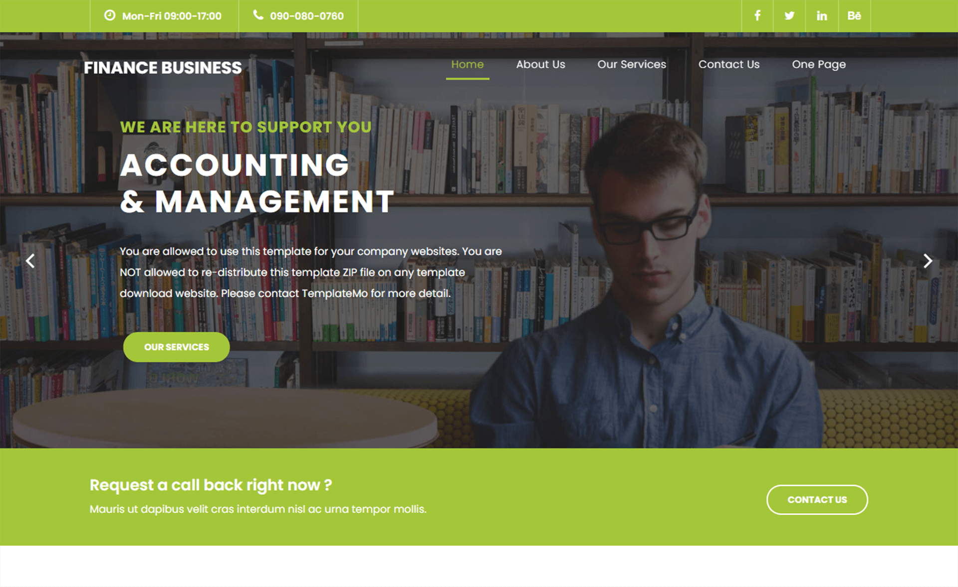 Finance Business Free Bootstrap 4 Responsive Business site