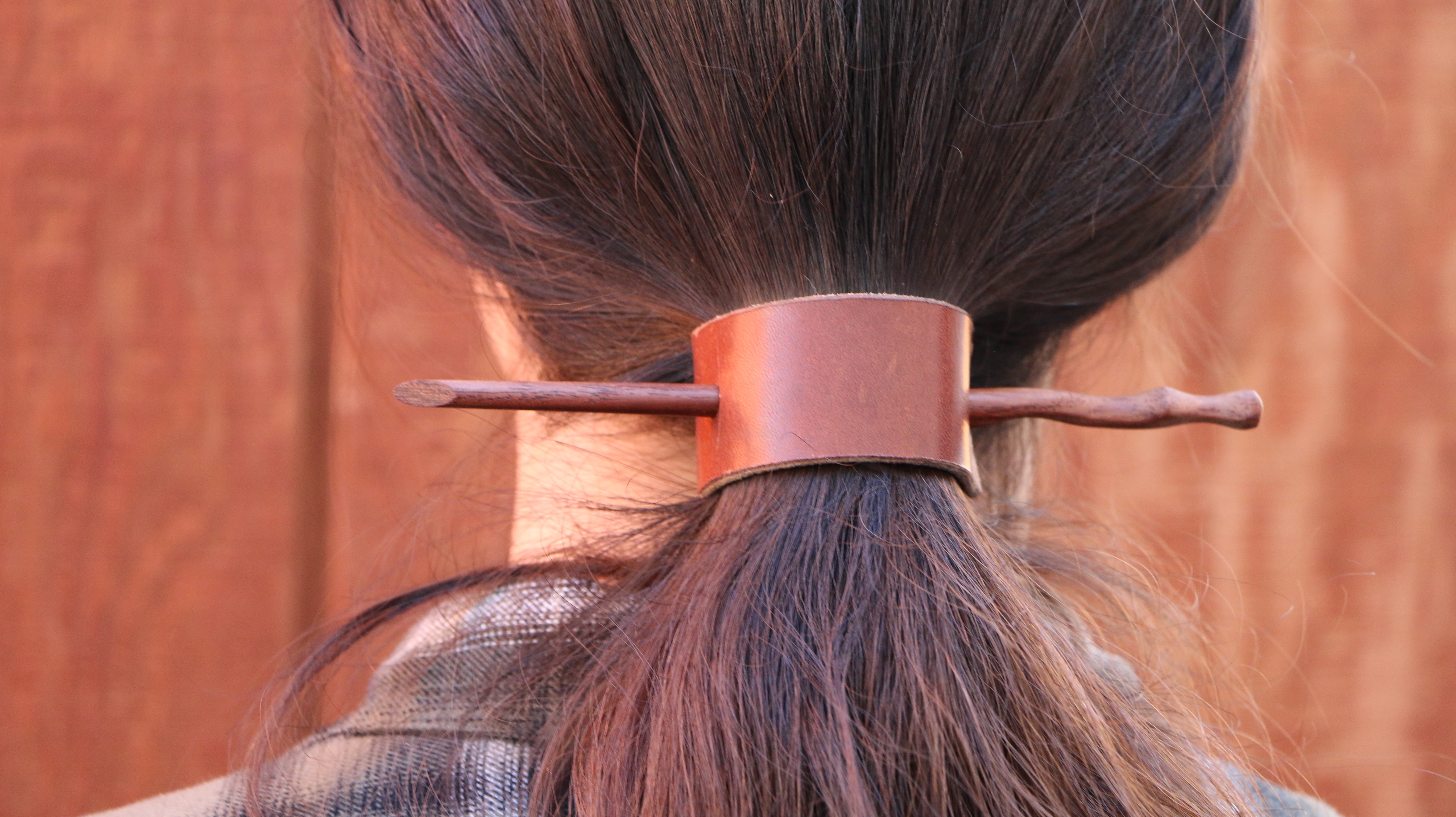 How to Make Leather Hair Barrettes The Miche Niche