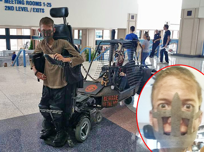 Student With Muscular Atrophy Creates ‘Mad Max’ Wheelchair Costume
