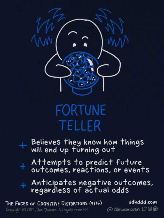 If You Can Relate to These 'Faces of Cognitive Distortions,' You're Not