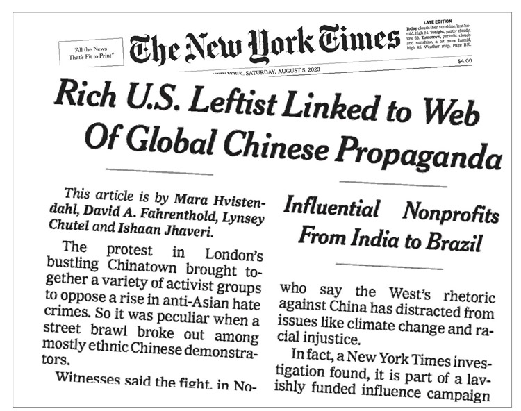 ‘New York Times’ opens new witch hunt on political rights The Militant