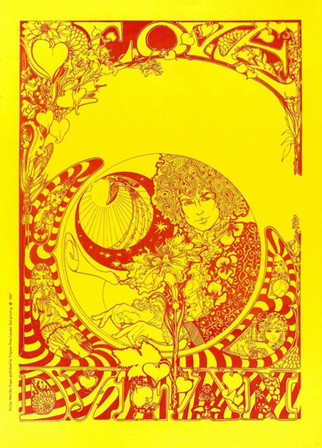 MindBlowing Psychedelic 60s Posters of Hendrix, Dylan, Pink Floyd