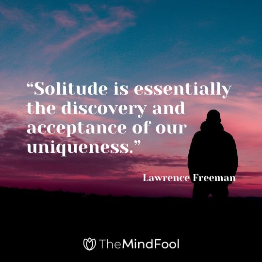 101 Solitude Quotes To Clear Mind from Chaos TheMindFool